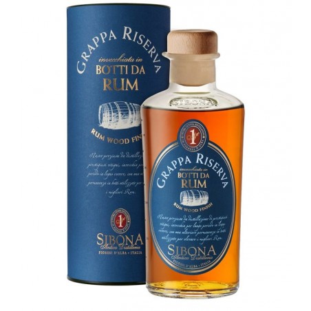 Grappa Sibona Riserva Rum Wood Finish 40% 0,5l